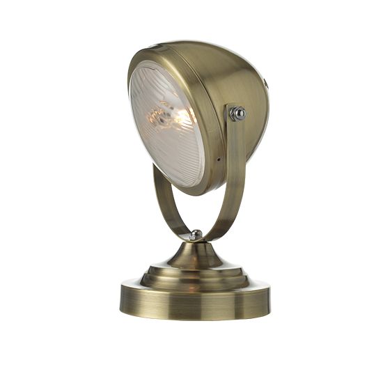 ACA DECOR Stolní retro lampa Headlight Brass - STERIXretro