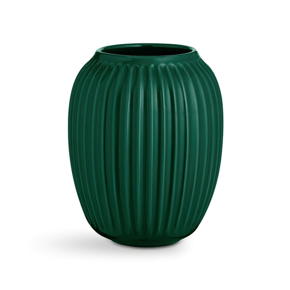 Zelená kameninová váza Kähler Design Hammershoi, ⌀ 16,5 cm - Bonami.cz
