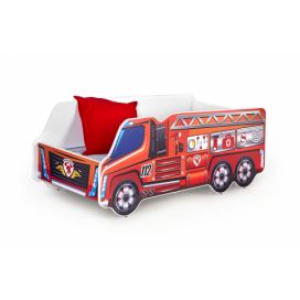 Dětská postel Fire Truck 70x140 mnohobarevná