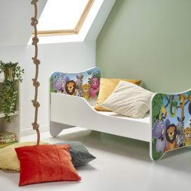 Dětská postel Happy Jungle mnohobarevný