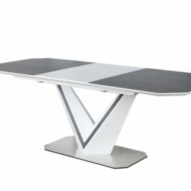 Stůl VALERIO CERAMIC bílý 160(220)X90