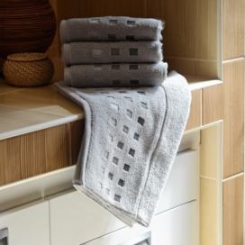 Polášek mikrofroté ručník Zora šedá 50x100 cm 