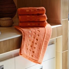 Polášek mikrofroté ručník Zora tera 50x100 cm 