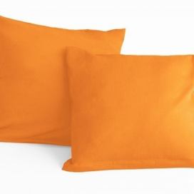 Dadka povlak na polštář jednobarevný Oranžový 40x40 cm 