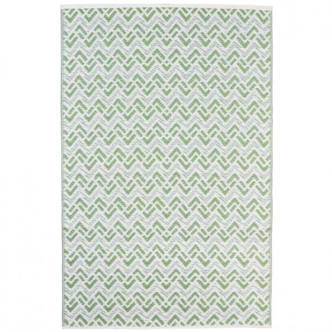 Světle zelený oboustranný koberec vhodný i do exteriéru Green Decore Indicus, 180 x 120 - Bonami.cz