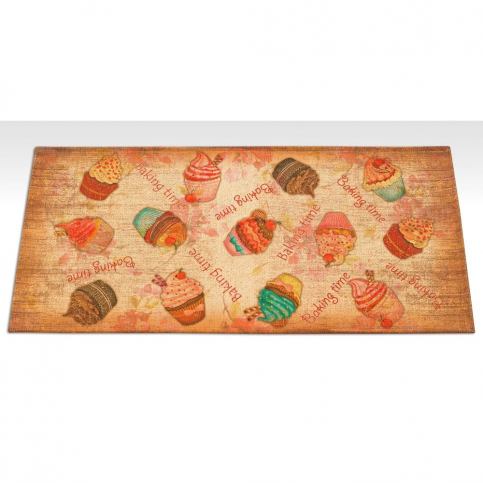 Vysoce odolný kuchyňský koberec Floorita Cakes, 60 x 115 cm - Bonami.cz