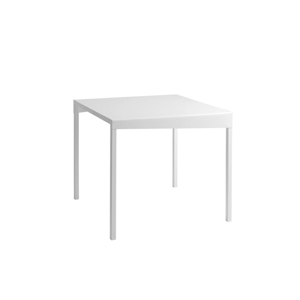 Nordic Design Bílý kovový jídelní stůl Narvik 80 cm - Bonami.cz