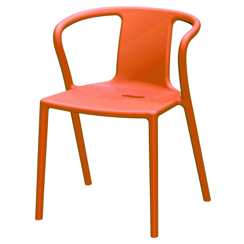 Oranžová jídelní židle s područkami Magis Air - Bonami.cz
