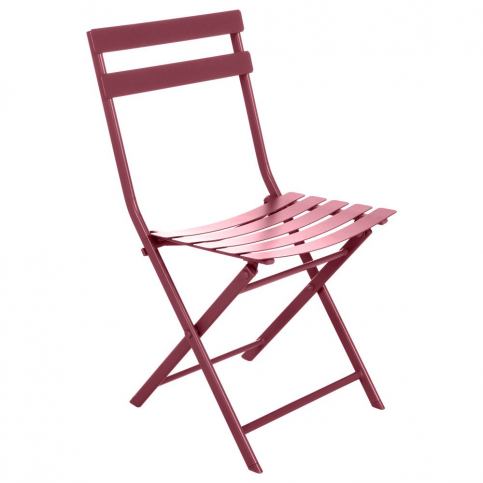 Hesperide zahradní židle, skládací, pro balkon, barva červená marsala - EMAKO.CZ s.r.o.