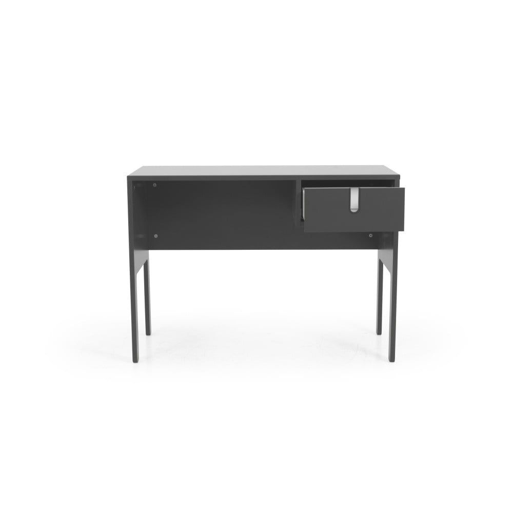 Matně šedý lakovaný pracovní stůl Tenzo Uno 105 x 50 cm - Bonami.cz