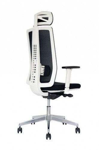 Ergonomická kancelářská židle bílý plast - SG  - M-byt