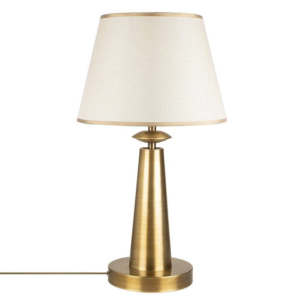 Kovová stolní lampa ve zlaté barvě Opviq lights Samuel - Bonami.cz