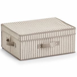 Skládací krabice, skládací kontejner s víkem - 38 x 29 x 16,5 cm, ZELLER