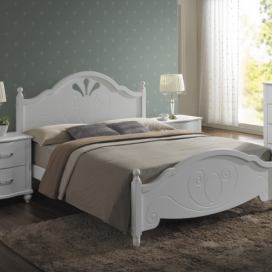 Klasická postel Malta 160x200 Bílý