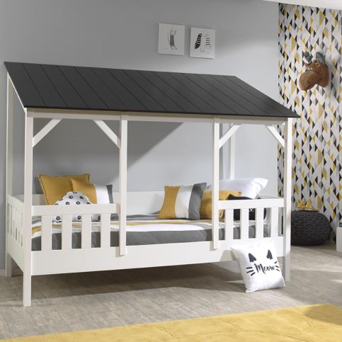 Dětská postel ve tvaru domečku House - dark - Nábytek aldo - NE