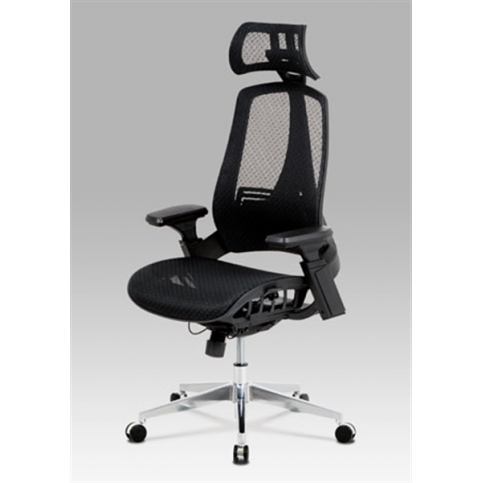 Kancelářská židle KA-A189 BK (lankový mech., kříž kov) - Rafni