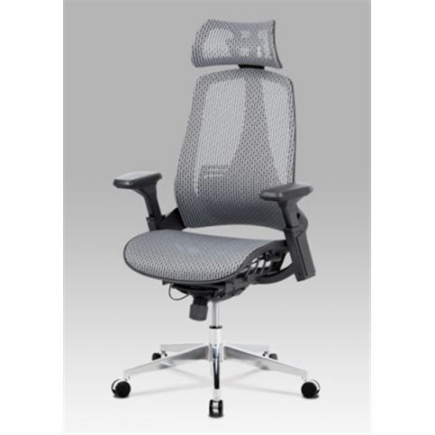 Kancelářská židle KA-A189 GREY (lankový mech., kříž kov) - Rafni