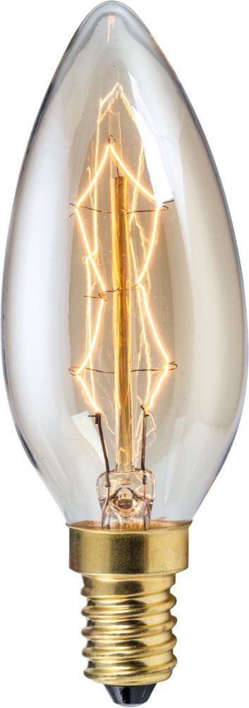 Diolamp EDISON retro žárovka B35 svíčka E14 - STERIXretro