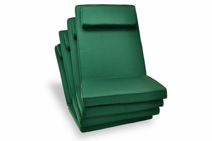 Divero Garth 4 x kvalitní potah na židli s vysokým opěradlem, zelený - Kokiskashop.cz