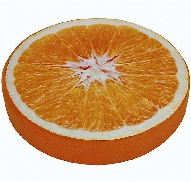Bellatex sedák ORESTE kulatý pomeranč - POVLECENI-OBCHOD.CZ
