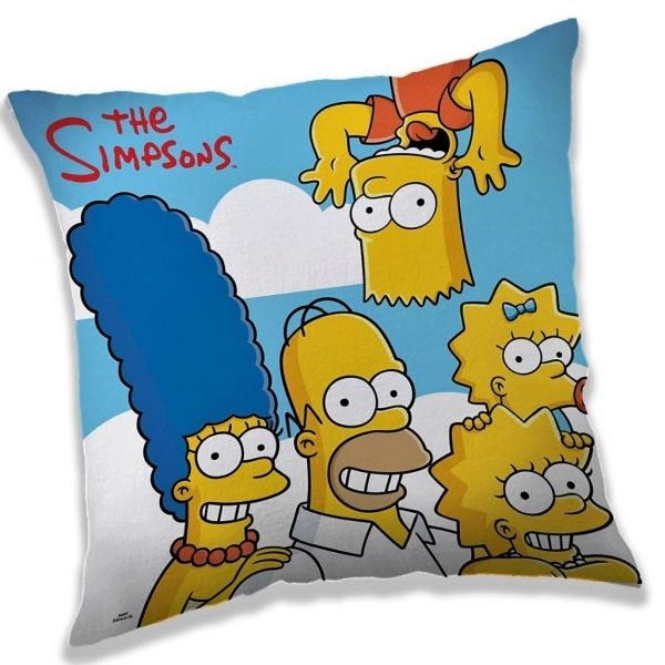 Jerry Fabrics polštářek Simpsons Family cloud  40x40 cm   - POVLECENI-OBCHOD.CZ