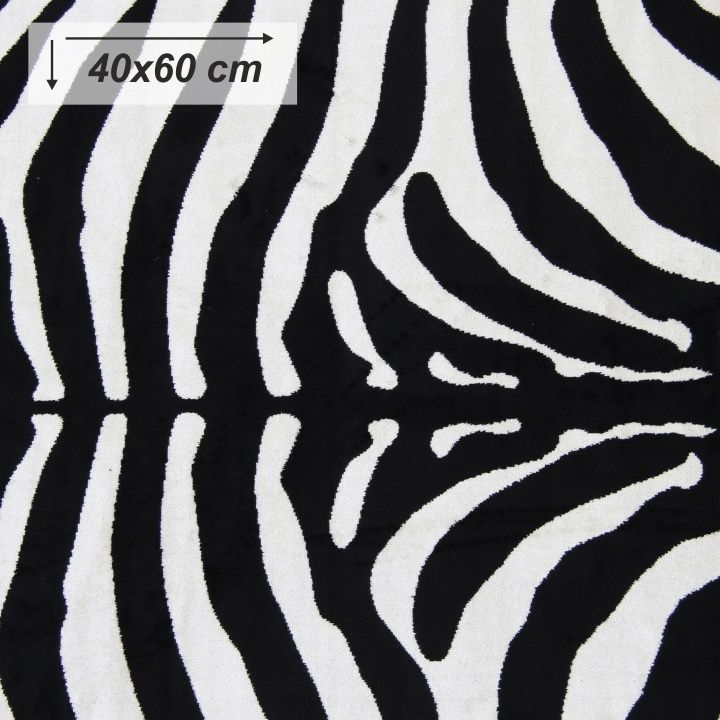 Kusový koberec ARWEN, vzor zebra, 40x60 cm - FORLIVING