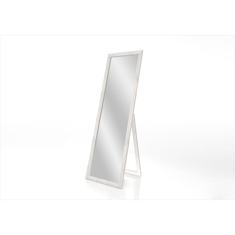 Stojací zrcadlo v bílém rámu Styler Sicilia, 46 x 146 cm - Bonami.cz