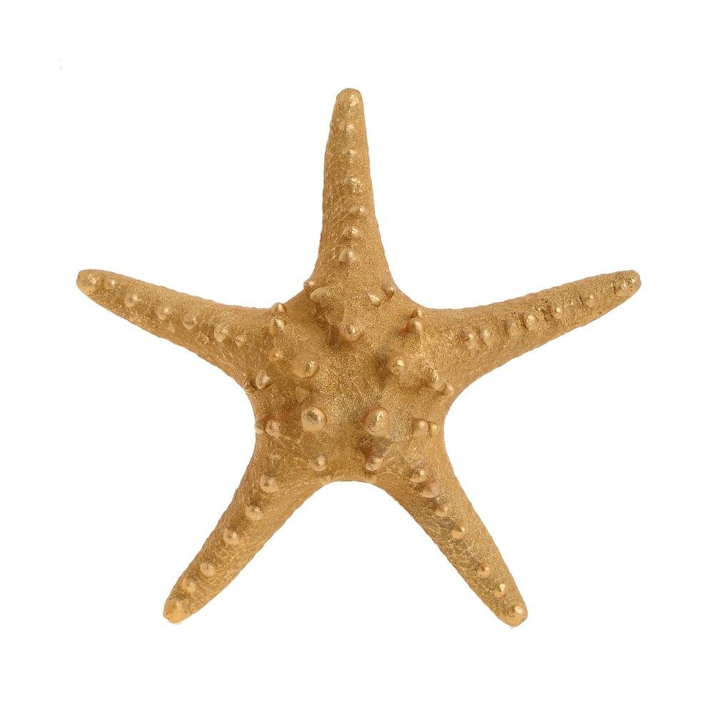 Dekorace ve tvaru hvězdice ve zlaté barvě InArt Sea, ⌀ 25 cm - Bonami.cz