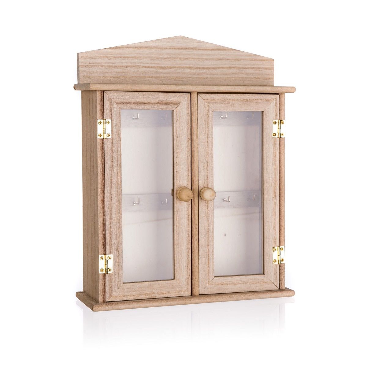 Dřevěná skříňka na klíče, 27 x 27 x 6,5 cm - 4home.cz
