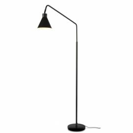 Černá stojací lampa s kovovým stínidlem (výška 153 cm) Lyon – it\'s about RoMi