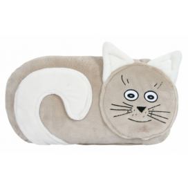 Bellatex tvarovaný polštářek kočička béžová