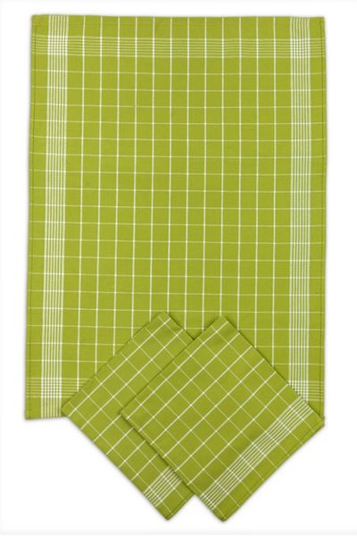 Svitap Utěrka Pozitiv Egyptská bavlna zelená/bílá 50x70 cm balení 3 ks  - POVLECENI-OBCHOD.CZ