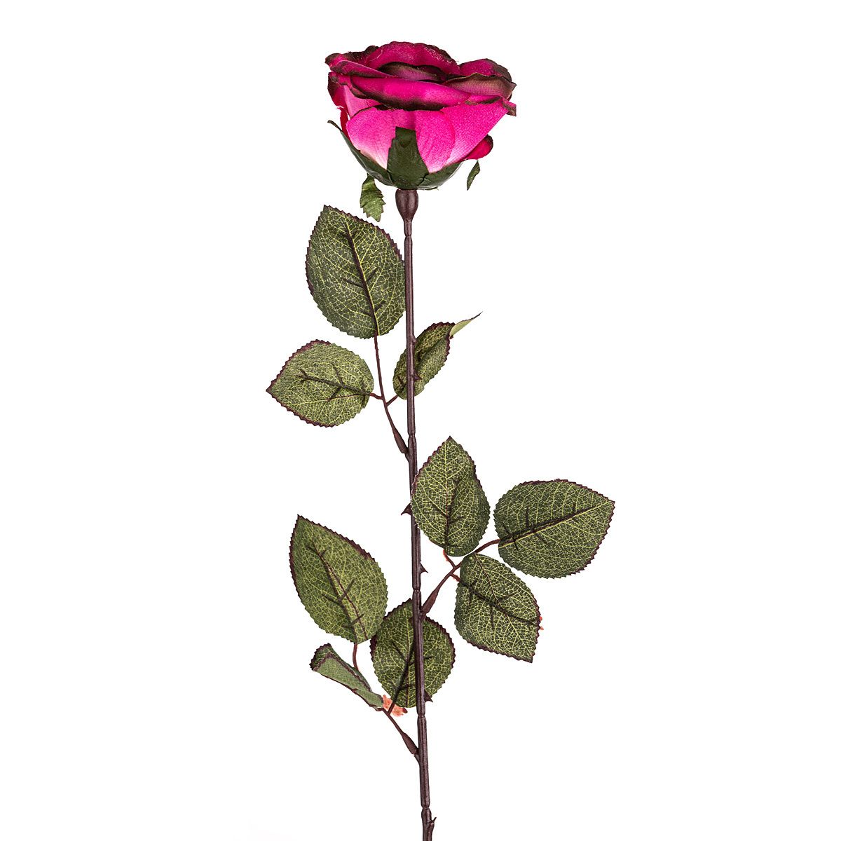Umělá květina Růže velkokvětá 72 cm, růžová - 4home.cz