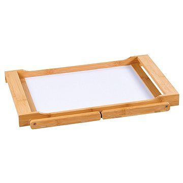 Bílý skládací bambusový snídaňový stůl, 33x23 cm, Kesper - alza.cz