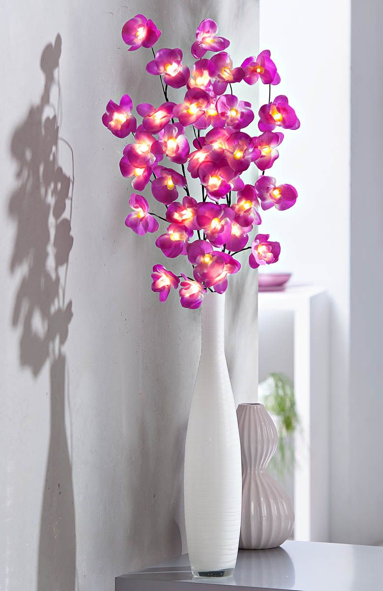 Svítící větvičky Orchideje, 3 ks - Velký Košík