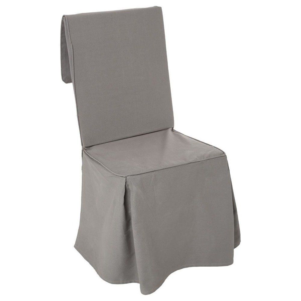Atmosphera Bavlněný potah na židli v šedé barvě, 85 cm - EMAKO.CZ s.r.o.