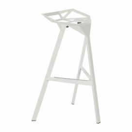 Bílá barová židle Magis Officina, výška 74 cm