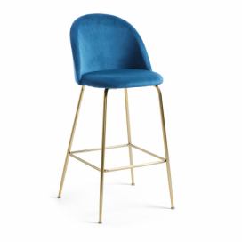 Modrá barová židle La Forma Mystere