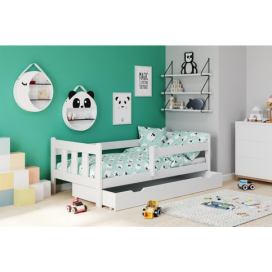Dětská postel s výsuvnou zásuvkou Marinella 80160 Bílý