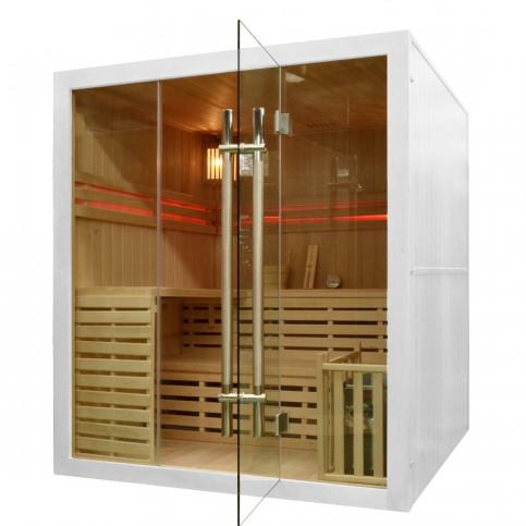 Finská sauna GH8590 bílá - DEKORHOME.CZ