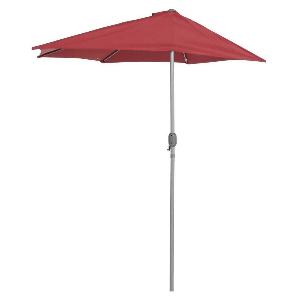 Hesperide Deštník 270 cm, Půlkruhový, Červená, Serena Garden - EMAKO.CZ s.r.o.
