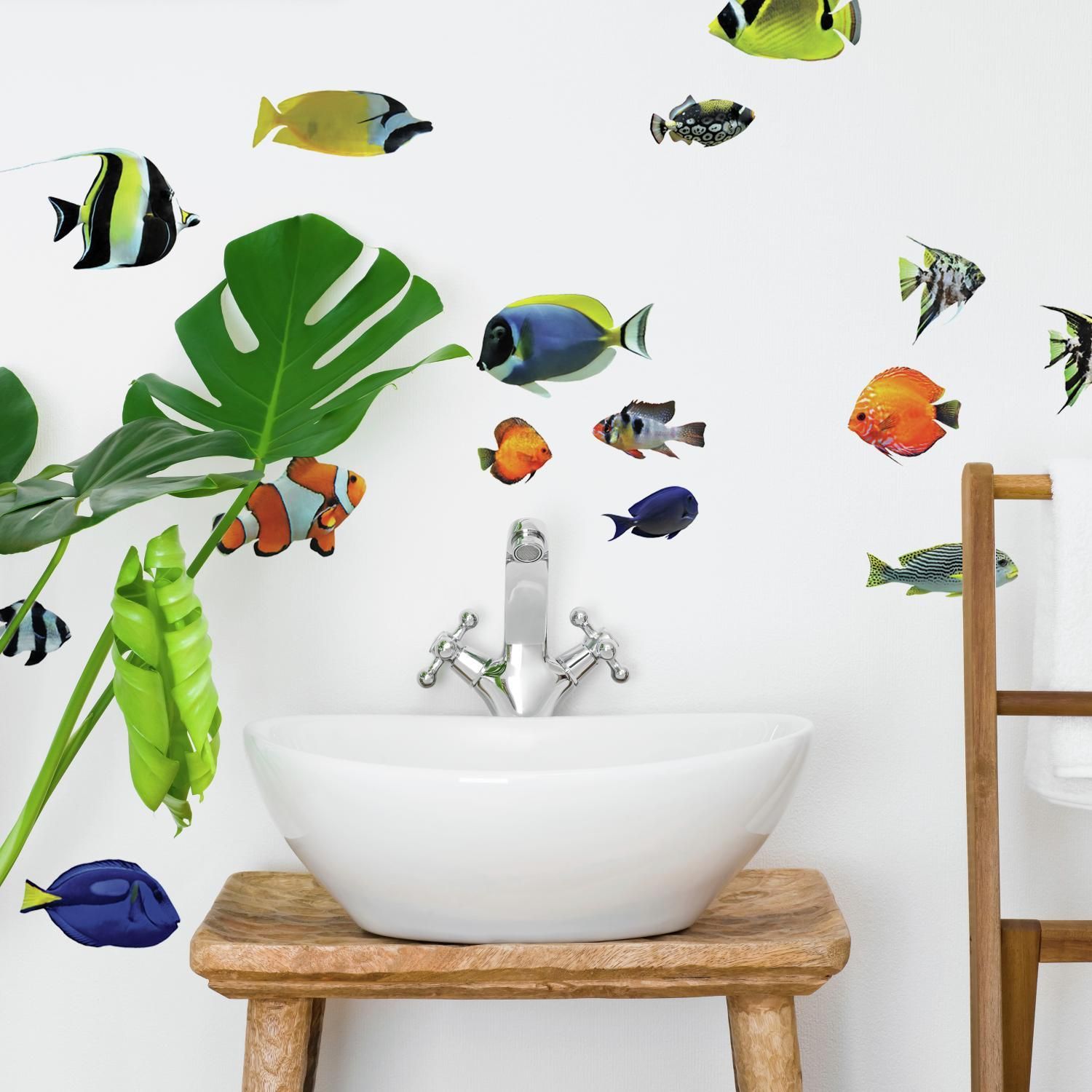 Samolepky Tropické rybičky - Dětské dekorace Lunami