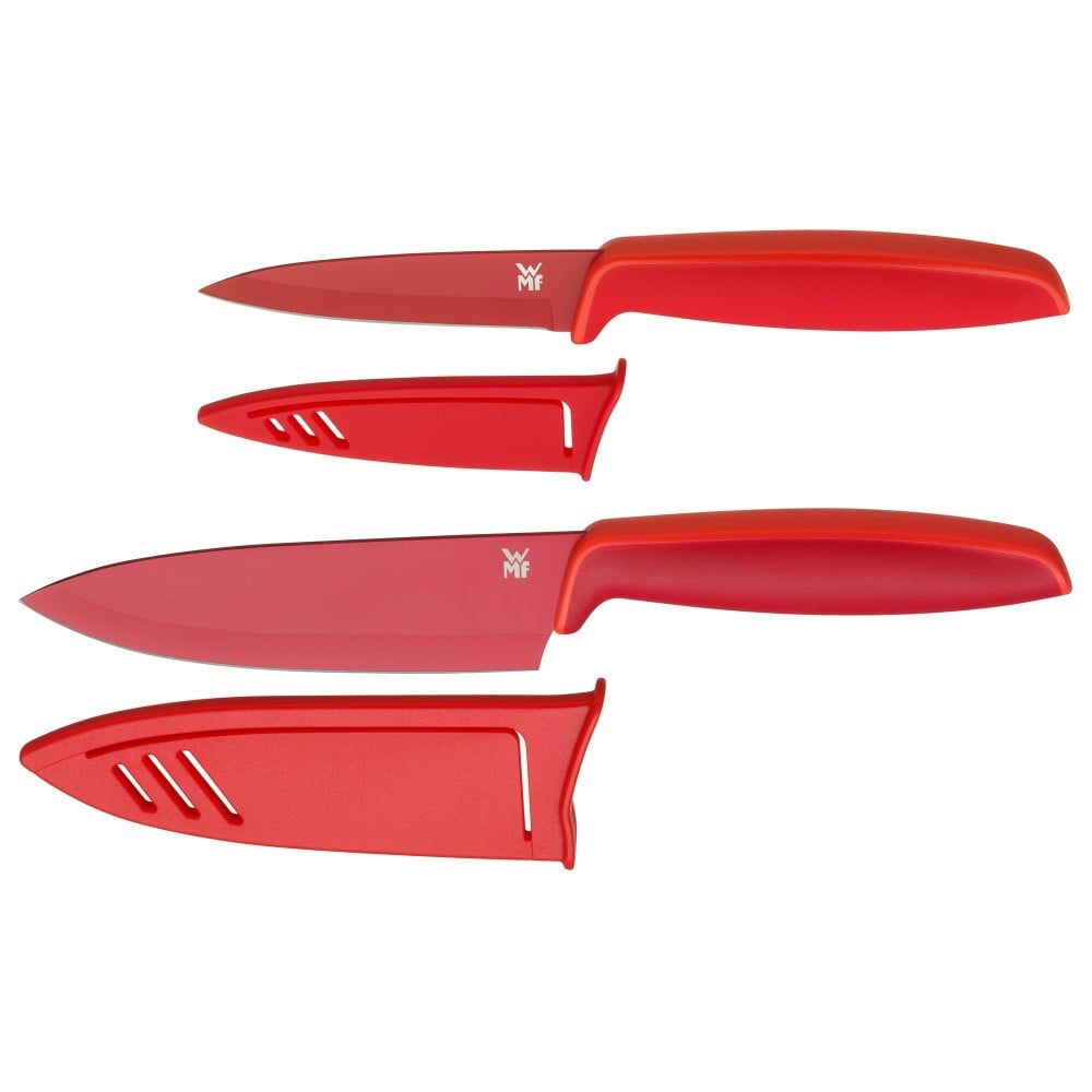 Sada 2 červených nožů s krytem WMF Touch - Bonami.cz
