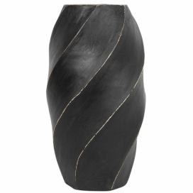 Dekorativní váza černá LENTIA