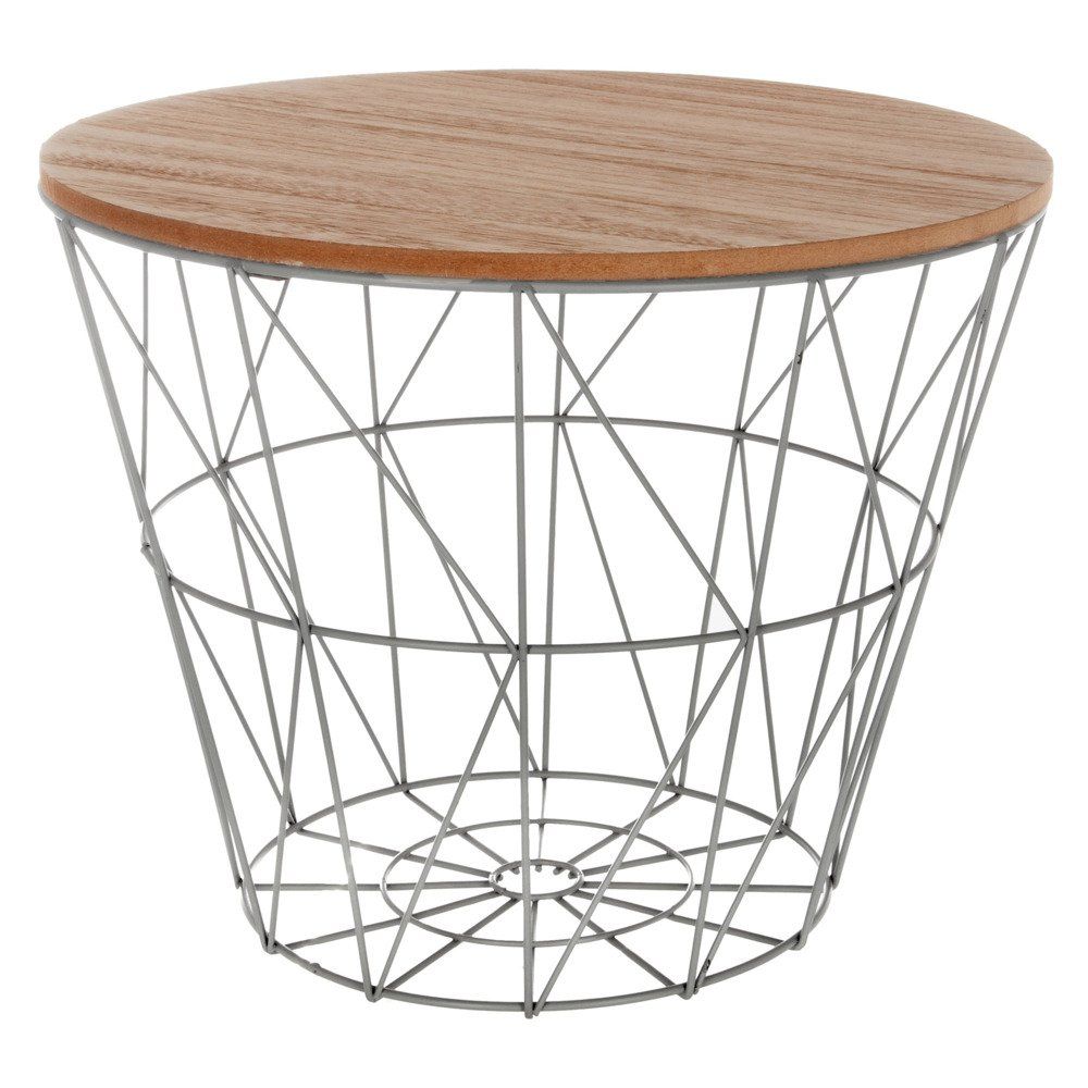 Atmosphera Konferenční stolek ze dřeva a kovu, praktický design obývací pokoj stůl - EMAKO.CZ s.r.o.
