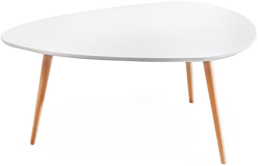 Tutumi Konferenční stolek ve Skandinávském stylu 100x60 cm - bílý - Houseland.cz