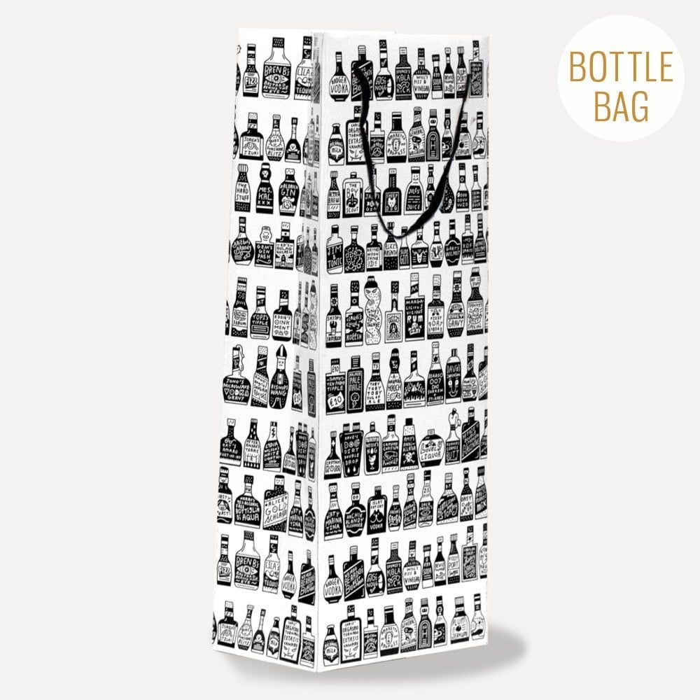 Dárková taška na lahev U Studio Design Bottles, 13,5 x 36,5 cm - Bonami.cz
