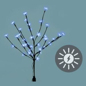 Garthen 684 Zahradní květinový strom s 36 LED diodami a solárním panelem bílé LED diody - Favi.cz