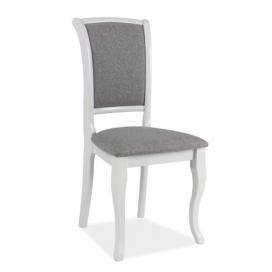 Židle MNSC bílý/šedý ČAL.46