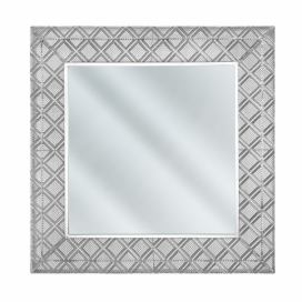 Nástěnné stříbrné zrcadlo 80 x 80 cm EVETTES